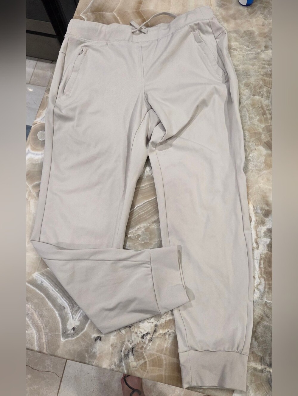Yogalicious Women's Jogger Pants in Light Beige